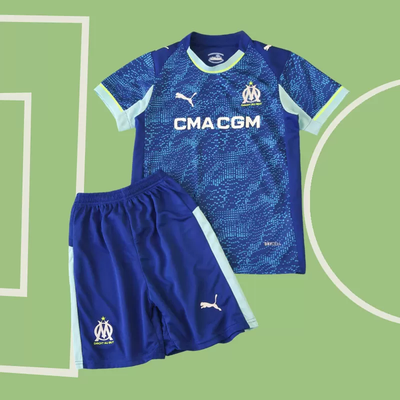 Olympique Marseille 2025/26 otroški tretji dres - majica + hlače