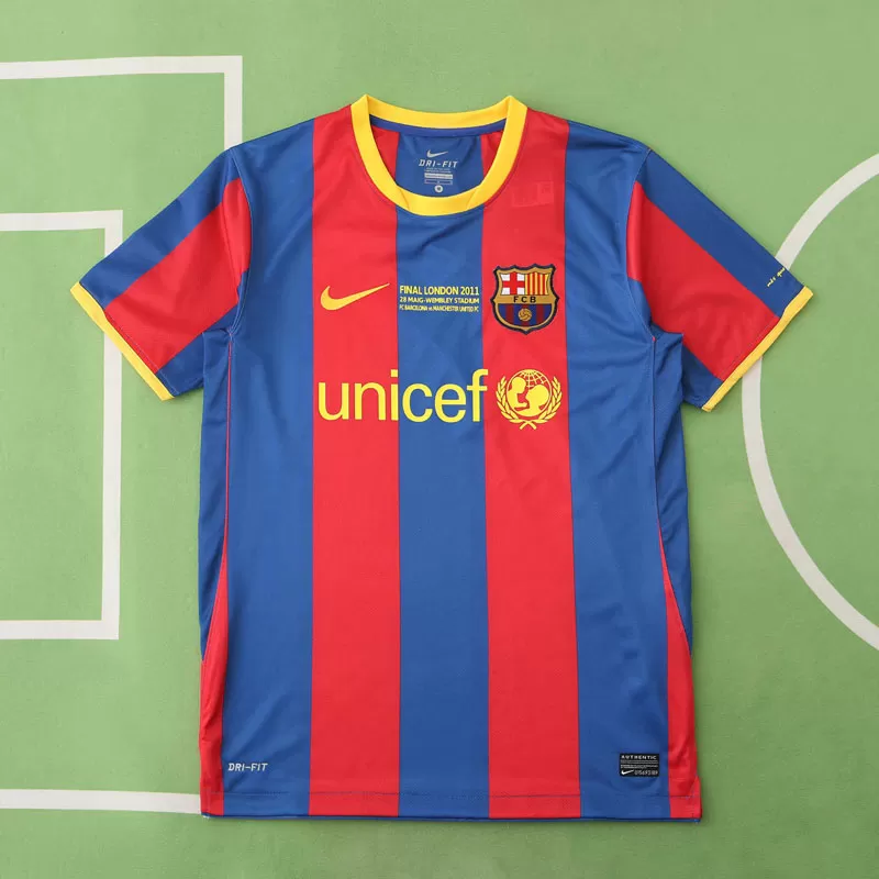 FC Barcelona retro domači nogometni dres 2010/11 za moške