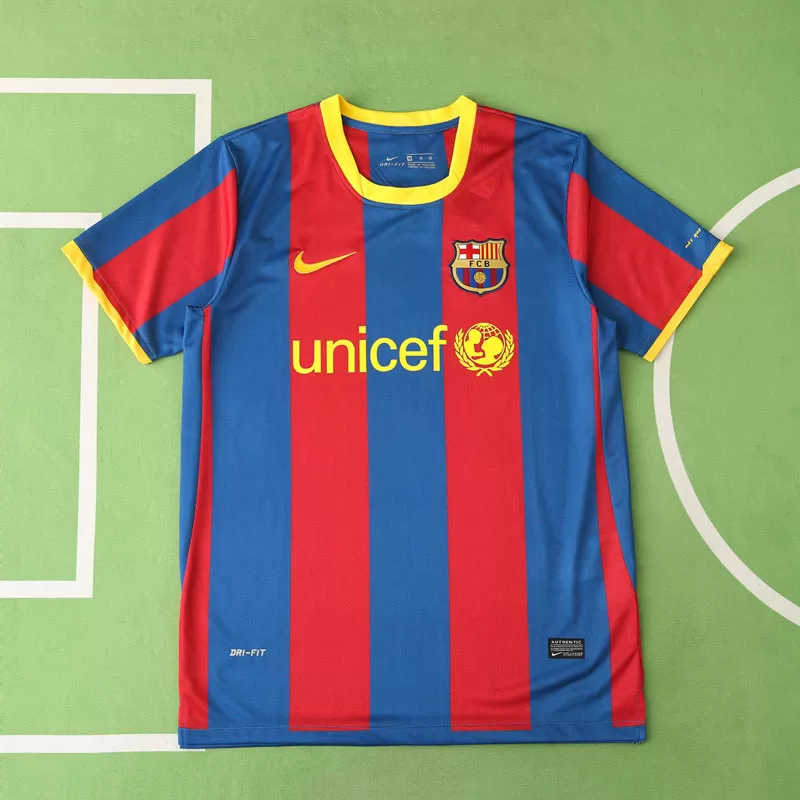 Moški retro nogometni dres Barcelona 2010/11 domača izdaja