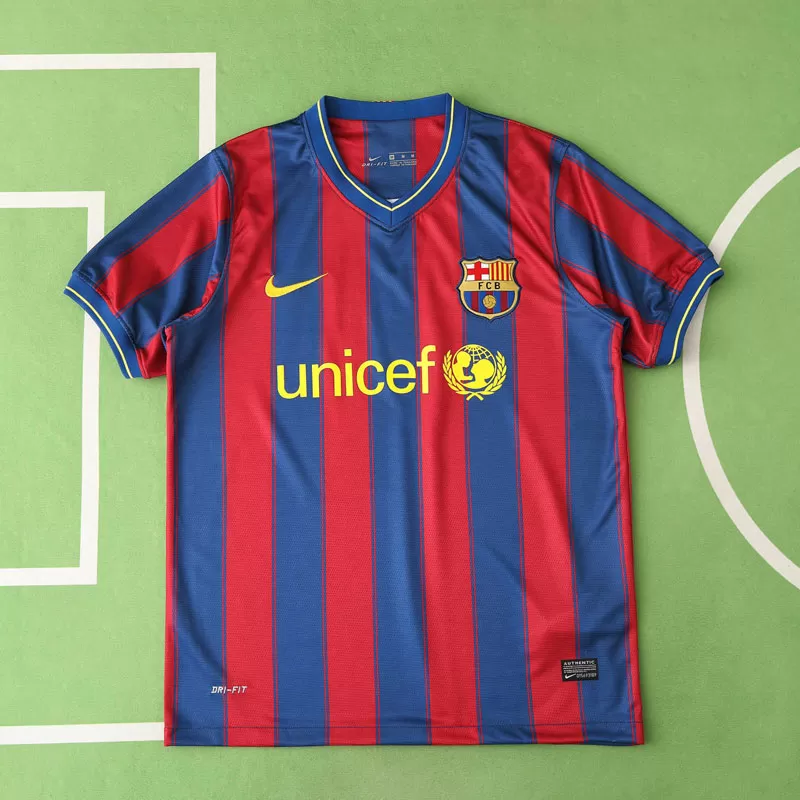 Retro FC Barcelona 2009/10 domači dres - moška nogometna majica
