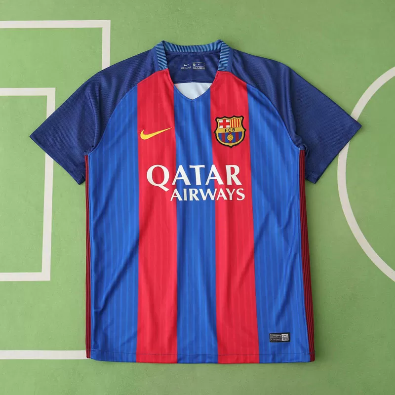 Retro nogometni dres FC Barcelona 2016/17 za moške - domača majica
