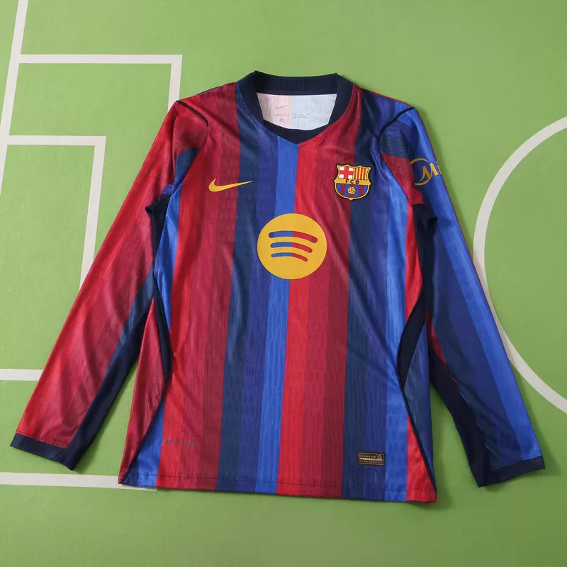 FC Barcelona Moški Dres z Dolgimi Rokavi – Domača Sezona 2026/2027
