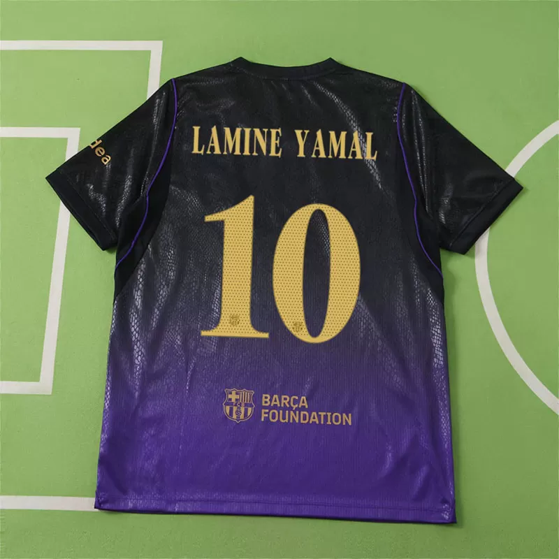 Lamine Yamal 10 Barcelona Dres 2026/27 Moški Gostujoči Nogometni Dres s Potiskom