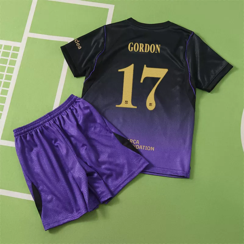 GORDON 17 FC Barcelona 2026/27 Otroški Dres – Gostujoči Nogometni Komplet