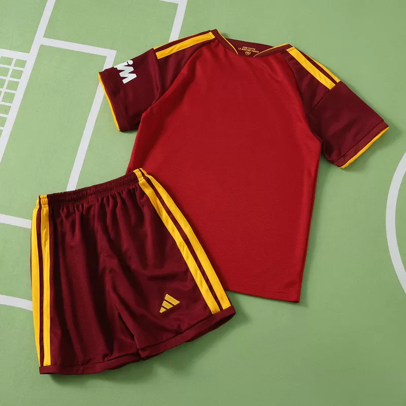 Otroški Dres AS Roma 2026/27 – Domači Nogometni Dres s Hlačami