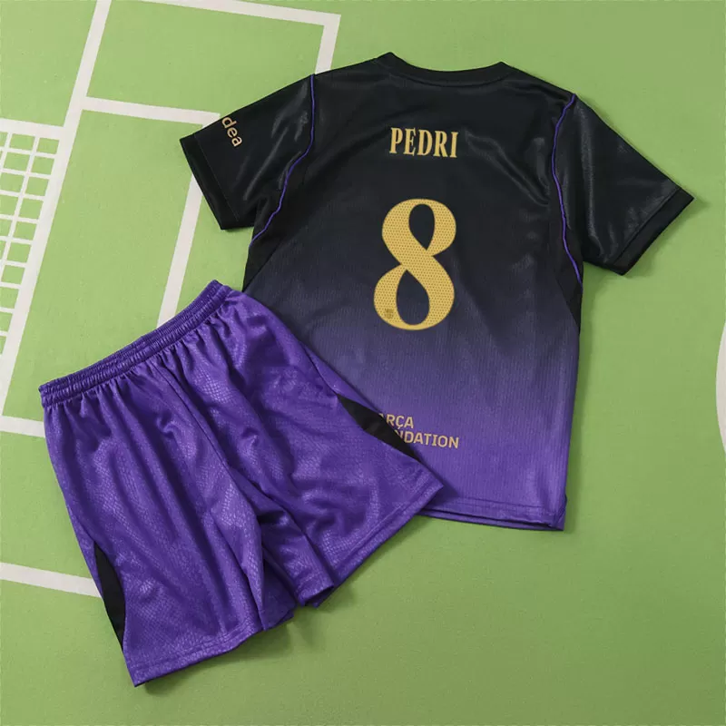 Otroški Nogometni Dres Barcelona 2026/27 – Gostujoči Komplet PEDRI 8